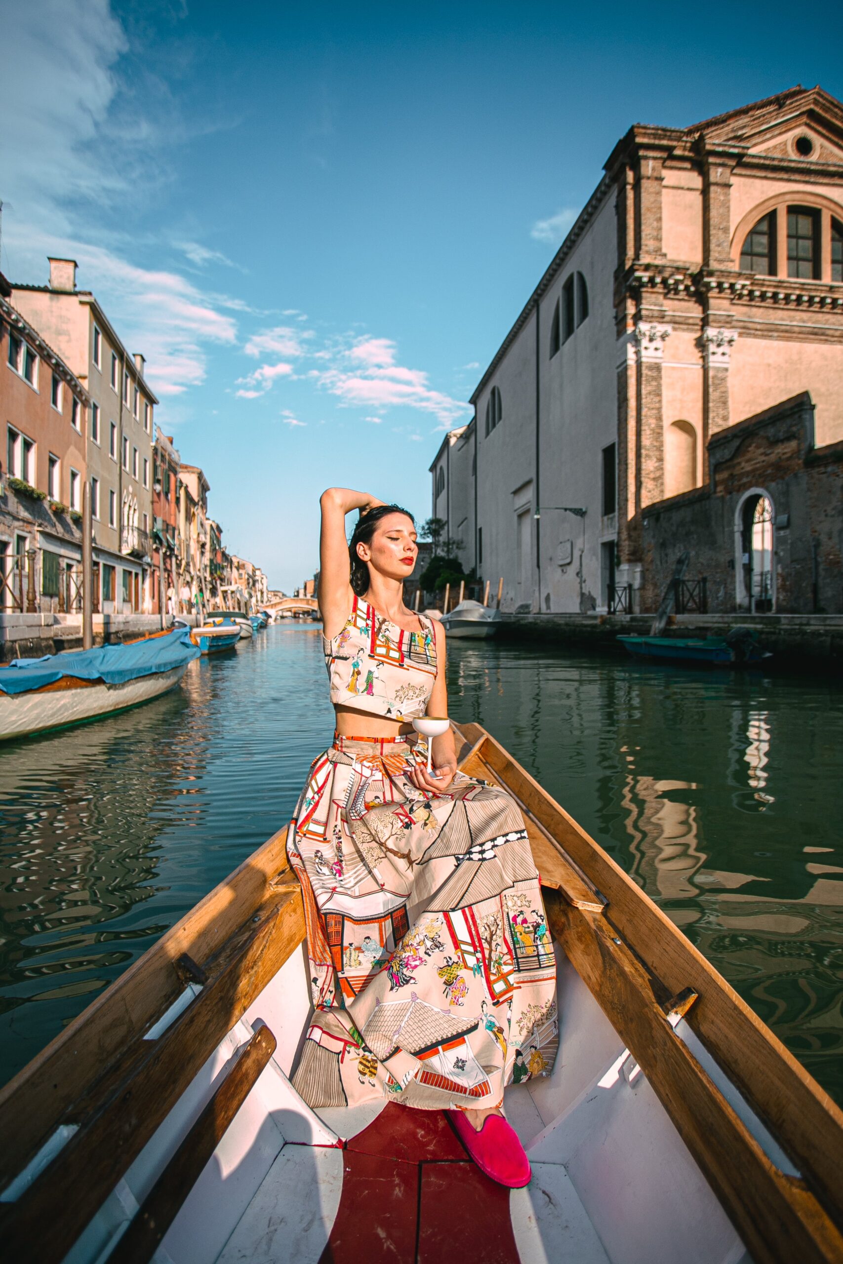 In Screaming Color at Ca_ Bonfadini @ItsMartaEffe per Venice Fashion Week